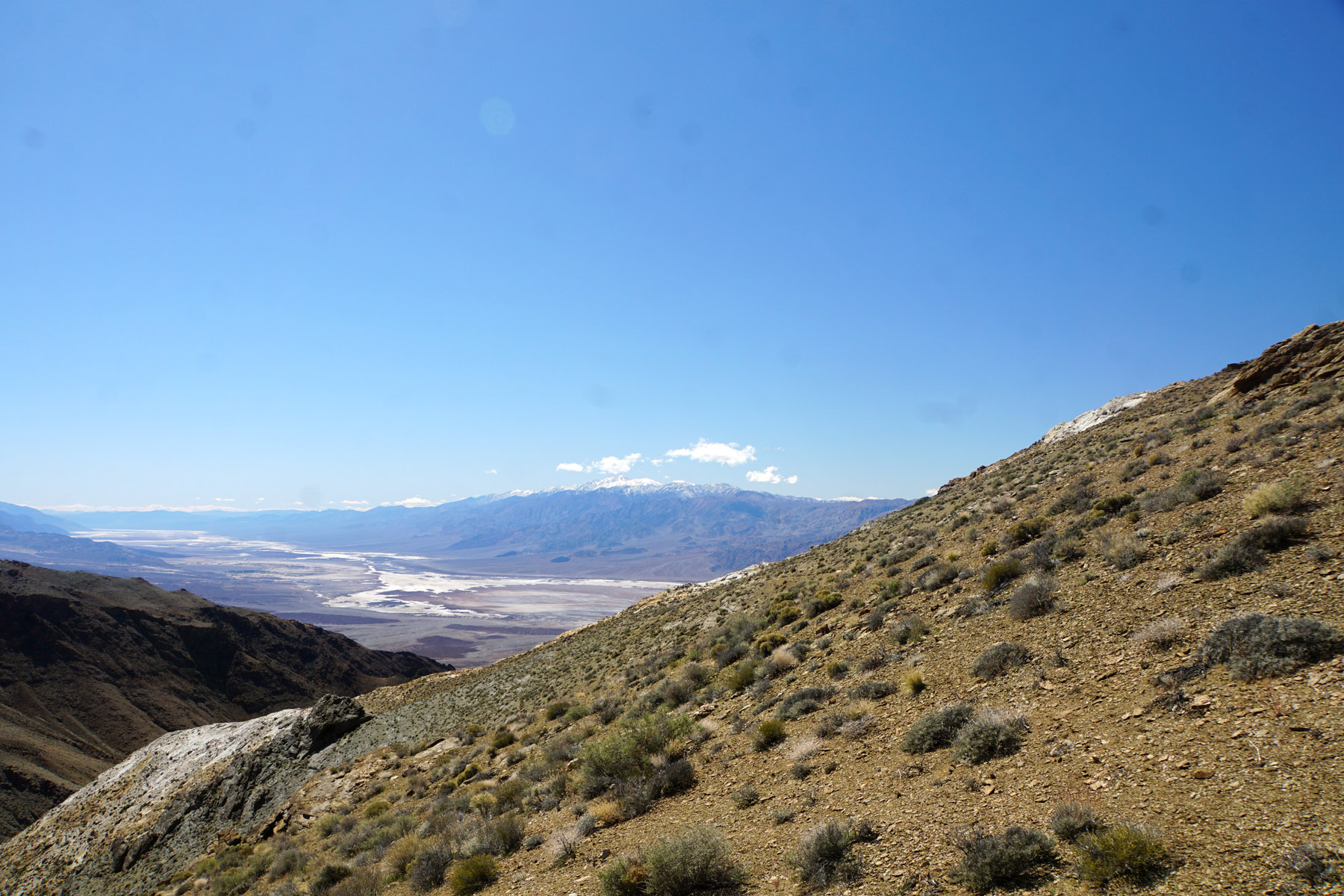 Telescope Peak and Death Valley seen from Chloride Cliffs