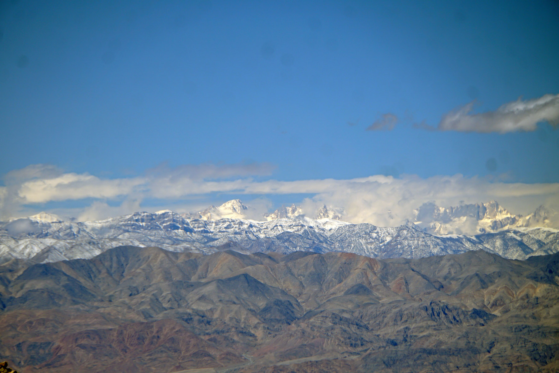 the Sierra Nevada seen from Death Valley