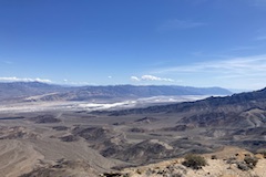 looking southeast at the southern end of Death Valley 