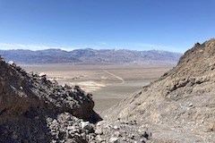 looking west down at northern Death Valley 