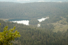 Elizabeth Lake seen from the ridge